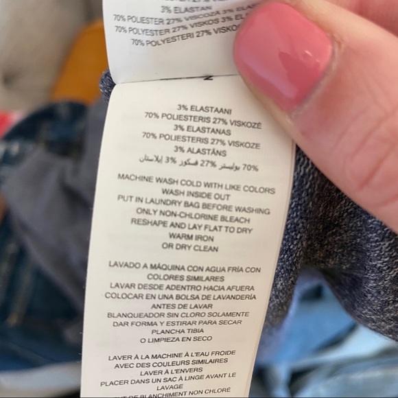 (NWT) Michael Kors | Long Sleeve Peplum Cotton Tee - Picture 5 of 5